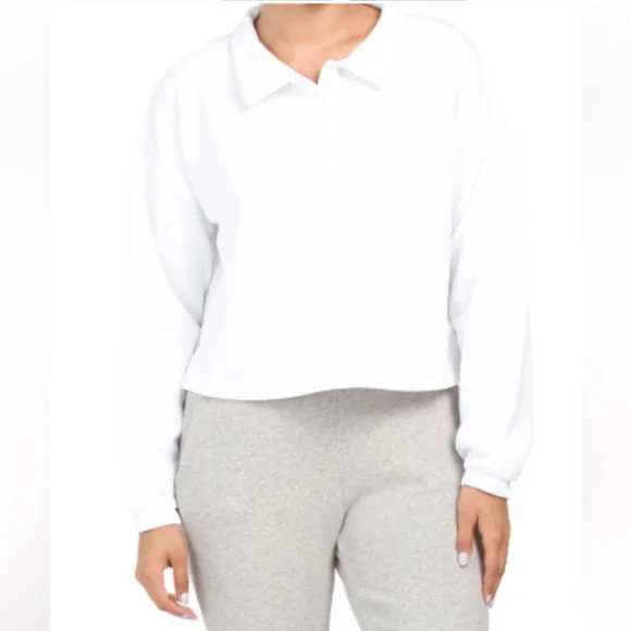 Peloton White Polo Shirt Large NWT - Picture 4 of 4